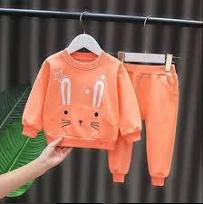 Set di Abbigliamento Casual per Ragazze di Alta Qualità da Esportazione dal Bangladesh con Motivo Stampato MOMO BD 100% Cotone Morbido - Product Image 5