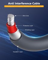Câble d'extension d'alimentation 3-en-1 Starlink Mini/Mini X 18AWG DC USB C avec gaine en PVC, en cuivre pur, compatible avec le câble d'alimentation DC pour voiture