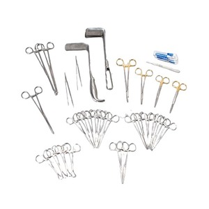 Juego de 34 Piezas de Pinzas Manuales de Acero Inoxidable para Cesárea, Instrumento Médico de Clase II para Cirugía Ginecológica - Product Image 2