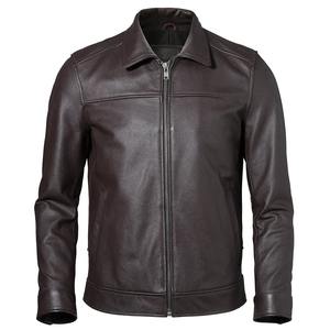 Veste en cuir pour hommes 100% cuir de vachette naturel homme manteau en cuir véritable homme vêtements en cuir automne printemps veste pour hommes livraison DDP - Product Image 6