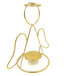 Bougeoir bougeoir en métal pour table à manger, fête de mariage et décoration de maison romantique élégante - Product Image 2