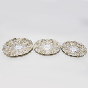 Cesta de pared colgante hecha a mano, jacinto de agua de algas marinas para decoración Natural del Hogar - Product Image 1