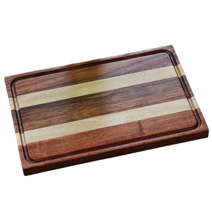 Tabla de Cortar de Madera de Teca Ecológica, Tabla de Cortar Hecha a Mano con Forma Personalizada para Vegetales y Carne, Apta para Lavavajillas, en Oferta - Product Image 5
