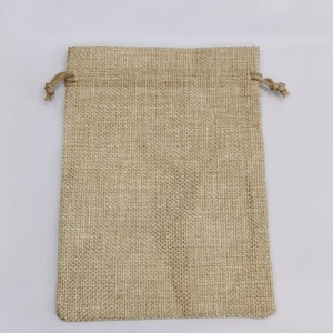 ถุงผ้าปอกระเจาแบบมีเชือกผูก ขนาด 8 นิ้ว 12 นิ้ว ผลิตตามสั่ง พิมพ์โลโก้ได้ เป็นมิตรกับสิ่งแวดล้อม 100% ป้องกันแบคทีเรีย ถักด้วยมือ ใช้สำหรับบรรจุภัณฑ์ของขวัญ รีไซเคิลได้ - Product Image 4