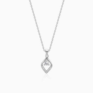 GIVA Jewellery Pendentif Silver Bling Queen avec chaîne à maillons Collier élégant en diamant - Product Image 5
