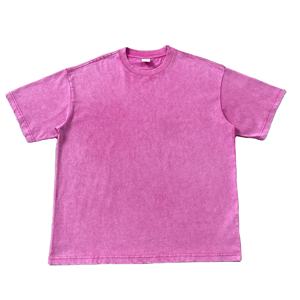 Camiseta de algodón 100% informal unisex de alta calidad cuello redondo manga corta 260 gramos patrón de impresión DTG personalizado de gran tamaño - Product Image 1