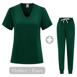 Bata de laboratorio sedosa para hospital de verano, bata de farmacia, abrigo de consulta antiestático, cintura con lengüeta, doble función para hombres y mujeres - Product Image 6