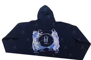 Pull d'hiver décontracté pour hommes Sweat à capuche en tissu polaire éponge 100% Offre Spéciale en coton Conception personnalisée de haute qualité Impression DTG - Product Image 3