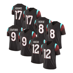 Camiseta Deportiva Nueva para Hombre 2026, Camisetas de Fútbol Americano Personalizadas, Bordadas y Cosidas, Talla Grande para Adultos, Manga Corta - Product Image 5