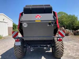 Mini presse à foin ronde avec composants de base Équipement agricole de bonne performance à vendre avec moteur et boîte de vitesses - Product Image 6