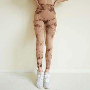 Women's Peach Printing Spandex Seamless High Waist <b>Yoga</b> Pants Quick-Drying Fitness <b>Trousers</b> Elastic Waist Skinny Running Design - Product Image 4