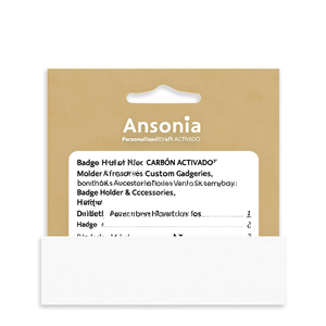 Porta Badge Personalizzato in Carta Kraft Ansonia e Accessori Gadget Personalizzati - Product Image 3