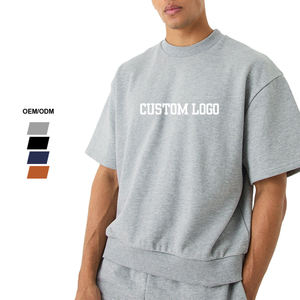 Camiseta de lona transpirable de secado rápido ecológica con estampado personalizado para hombres Streetwear - Product Image 1