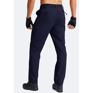 Dernière marque à la mode rayé Plaid Pocket Cargo pantalons pour hommes Heavy-duty Pocket Work Designer Cargo pantalons pour hommes décontracté tricoté - Product Image 4
