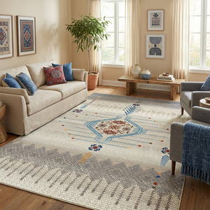 Alfombra Erdenet Mongolian 100% Lana Ecológica Alfombra hecha a máquina-Colección Mohawk No:1 - Product Image 4