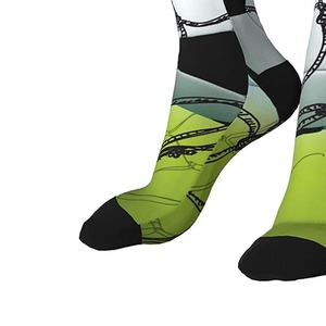 Calcetines de fútbol de nailon para hombre, calcetines deportivos de fútbol antideslizantes hechos a medida, calcetines atléticos de LICRA transpirables unisex de alta calidad - Product Image 3