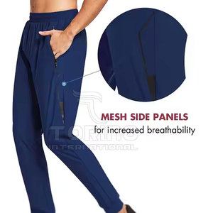 Meilleur dernier style du fabricant Pantalon de survêtement en toile léger pour hommes de haute qualité délavé avec fermeture à la taille élastique en vente - Product Image 5