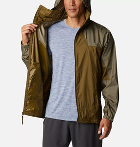 Chaqueta Cortavientos Impermeable Delgada y Transpirable con Recubrimiento Personalizado de Alta Calidad Unisex, Chaqueta con Capucha y Bloques de Color Vintage para Invierno - Product Image 4