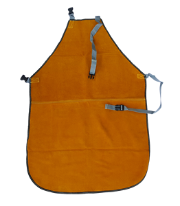 High Quality Cowhide Leather Welding Apron Industrial Household Safety Body Protection Heavy Duty <b>Spark</b> Heat Resistant Features - Product Image 6