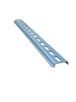 Rail de guidage DIN perforé en alliage d'aluminium, base de montage, dimensions personnalisées pour appareils électriques modulaires, circuit