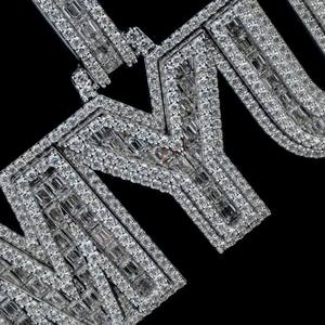 Best Quality Certified Moissanite Diamond Pendant Necklace for Anniversary Gift at Wholesale Prices from India - Product Image 6