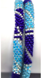 Hilo en espiral brazaletes con cuentas - Product Image 4