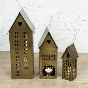 Bougeoirs en métal intemporels et durables pour mariages Noël pour améliorer les tables de salon ou comme cadeaux d'occasion spéciale - Product Image 6