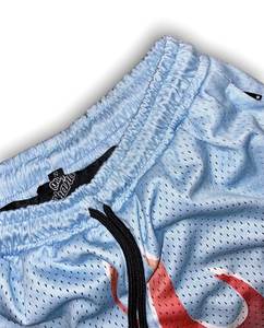 Pantalones Cortos de Malla Personalizados para Verano, Estilo Urbano, Holgados, de 5 Pulgadas, Sublimados, a la Moda, para Hombre - Product Image 4