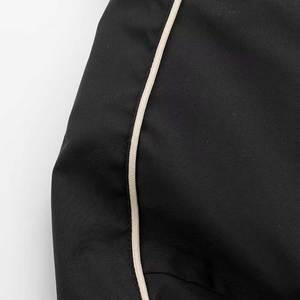 Wholesale Custom Design 2026 Men's Streetwear Bomber <b>Jacket</b> Oversized Casual Canvas <b>Jacket</b> with Stand Collar and Zipper Closure - Product Image 6