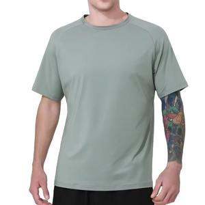 เสื้อโพลีเอสเตอร์แบบซับเหงื่อสำหรับผู้ชายเสื้อสำหรับใส่ไปยิมฟิตเนสแบบลำลองน้ำหนักเบา - Product Image 5