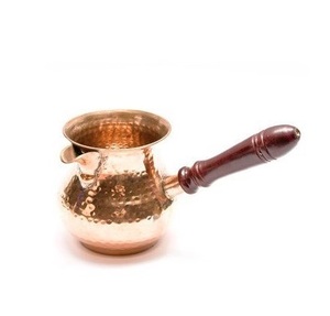 Golden Ottoman Wedding Gift Kitchen Tabletop <b>Teapot</b> Serving Tea Wooden Handle Metal Turkish Coffee Pot At Reasonable Price - Product Image 4