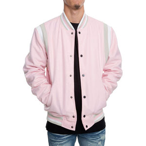 Chaqueta Varsity de Invierno Acolchada de Manga Larga con Logotipo Personalizado al por Mayor 2025, Chaqueta Varsity Personalizada 100% Lana, Cómoda, OEM - Product Image 1