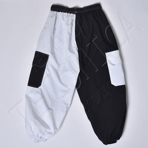 Pantalon de ski d'hiver de style super baggy pour hommes isolé imperméable jambe large taille réglable coupe-vent fermeture éclair coupe ample pour l'extérieur - Product Image 4