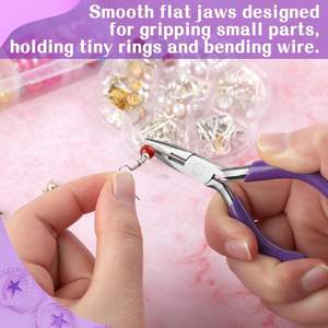 คีมตัดจมูกโซ่สแตนเลส3Inc ทำเครื่องประดับสีสั่งทำเครื่องมือคีมปากเข็มขนาดเล็ก - Product Image 2