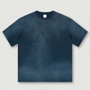 T-shirt graphique à col rond pour hommes personnalisé 100% coton lavé à l'acide coupe carrée multicolore pour l'extérieur 260 grammes poids du tissu - Product Image 1