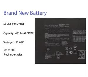 แบตเตอรี่แล็ปท็อป C31N2104 50Wh 11.61V ใหม่100% สำหรับ Asus <span class=keywords><strong>VivoBook</strong></span> <span class=keywords><strong>13</strong></span> T3300KA 2-in-1ซีรีส์ - Product Image 2