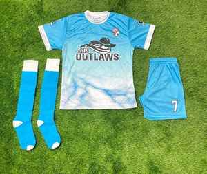 Uniforme de football à sublimation personnalisée maillot de football noir sport original respirant de haute qualité ensemble de maillot d'uniforme de football pour hommes - Product Image 5