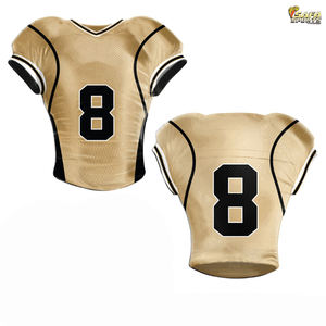 Uniformes de football américain en polyester sur mesure les plus vendus uniformes de football américain avec des marques de football américain de conception OEM - Product Image 4