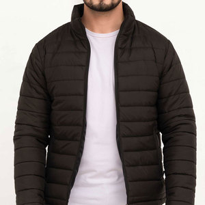 Lightweight <b>Long</b> Sleeve Puffer <b>Jacket</b> for Men Factory Outlet Price Trendy Bubble Design Stand Collar Vintage Style <b>Waterproof</b> - Product Image 2