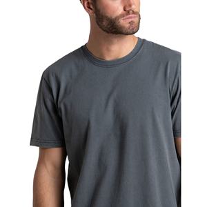 <b>Grey</b> Men's 100% Cotton Breathable Anti-Wrinkle Eco-Friendly Quick Dry Solid Pattern O-Neck RTS <b>T</b>-<b>Shirt</b> - Product Image 5