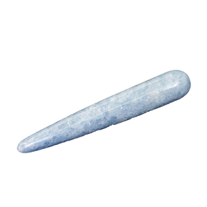 High quality Crystal <b>Wand</b> blue calcite <b>Wand</b> for Women Kegel Exercise Natural Body and Healing Crystal Yoni <b>Massage</b> Wholesale - Product Image 6