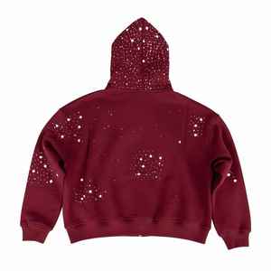 เสื้อฮู้ดดี้ผู้หญิงแบบมีรอยขาด สไตล์สตรีทแวร์ ระบายอากาศได้ดี ผลิตตามสั่ง ขายส่ง แห้งเร็ว รับทำโลโก้ สี และขนาดตามต้องการ - Product Image 6