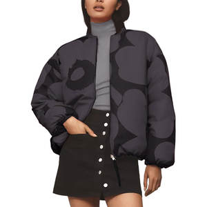 Servicios OEM, Chaqueta Acolchada de Mujer de Alta Calidad con Logotipo Personalizado Impreso en Satén, Nuevo Diseño para Uso en Invierno - Product Image 1