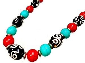 Joyería de moda de diseñador exclusivo collar de resina tradicional indio cuentas hechas a mano collar de joyería de moda para uso de mujeres - Product Image 5