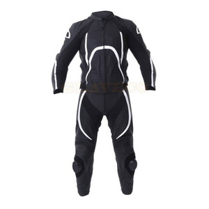 Combinaison de moto coupe-vent robuste de haute qualité, vêtements de sport en cuir respirants confortables - Product Image 1