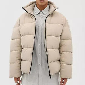 Chaqueta de Plumón de Alta Calidad OEM, Chaqueta de Invierno Personalizada, Cortavientos, Cuello Alto, Chaqueta de Plumón para Hombre - Product Image 6