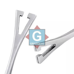 ปากคีบเหล็กแบบมีร่องยี่ห้อเพนนิงตัน ออกแบบอย่างแม่นยำ ได้รับการรับรองมาตรฐาน CE สามารถนึ่งฆ่าเชื้อได้ เหมาะสำหรับการใช้งานทางศัลยกรรมและทางการแพทย์ - Product Image 2