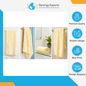Professionals in Selling Unique Style Reusable 100% Cotton Zero Twist Jacquard Bath <b>Towels</b> Available for <b>Sale</b> in Bulk Quantity - Product Image 2