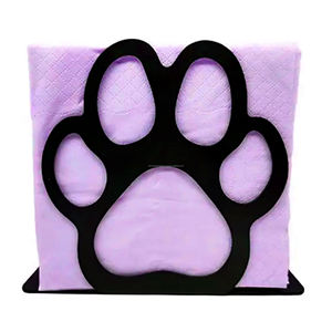 Bouledogue français imprimé personnalisé distributeur de serviettes en métal décor à la maison ornements porte-serviettes de table en gros organisateur de carton - Product Image 5