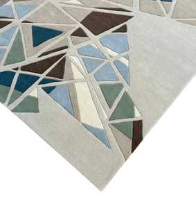Boho Chic Flat Weave Carpet <b>Hand</b> Tufted Woolen Rugs for Living Room Bedroom & Modern Homes - Product Image 2